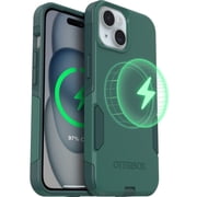 OtterBox Commuter Series Case - iPhone 17e, iPhone 16e, iPhone 15, iPhone 14, iPhone 13 - MagSafe Edition - Thin & Tough, Pocket-Friendly, with Port Protection - Green