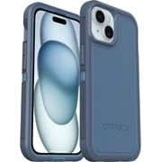 OtterBox iPhone 15, iPhone 14 & iPhone 13 Only - Defender Series XT Case - Baby Blue Jeans Blue - Screenless - Rugged - Lanyard Attachment - Microbial Defense Protection - Non-Retail Packaging