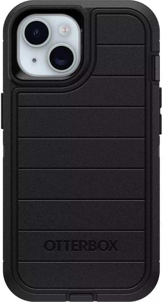 OtterBox iPhone 15, iPhone 14, & iPhone 13 (Only) - Defender Series Pro Case - Black - Case Only - Rugged & Durable - with Port Protection