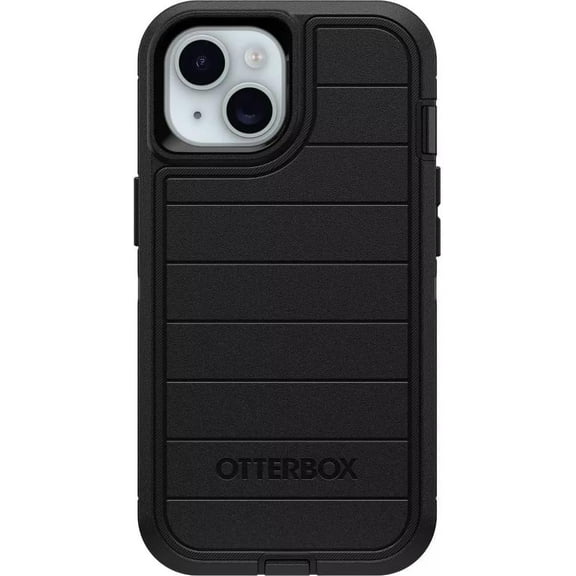 OtterBox iPhone 15, iPhone 14, & iPhone 13 (Only) - Defender Series Pro Case - Black - Case Only - Rugged & Durable - with Port Protection