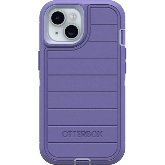 OtterBox iPhone 15, iPhone 14, & iPhone 13 (Only) - Defender Series Pro Case - Mountain Majesty (Purple) - Case Only - Rugged & Durable - with Port Protection