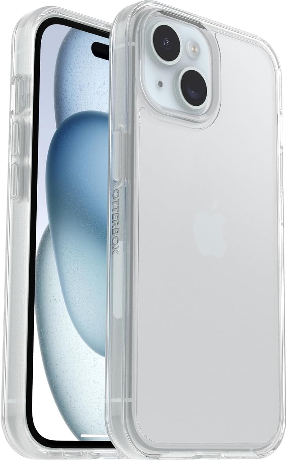 OtterBox iPhone 15, iPhone 14, & iPhone 13 Only - Symmetry Clear Series Case - Clear - Ultra-Sleek - Wireless Charging Compatible - Raised Edges Protect Camera & Screen - Non-Retail Packaging