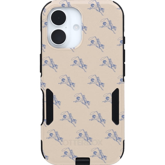 OtterBox iPhone 16 (Only) – Commuter Series Case – Built-In MagSafe – Thin, Dual-Layer, Pocket-Friendly, Port Cover – American Cowboy