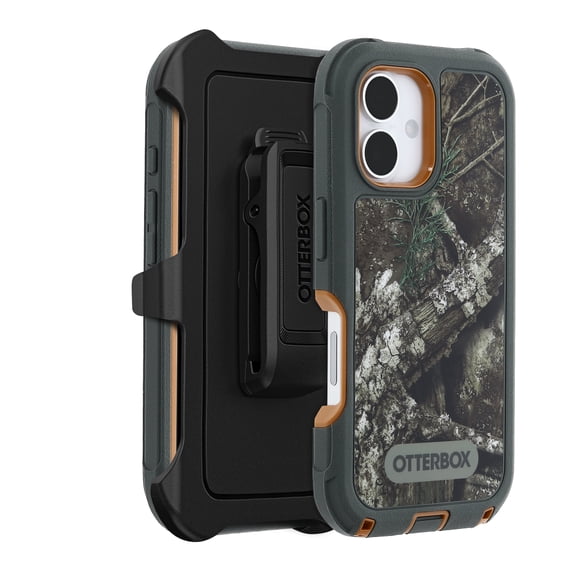 OtterBox iPhone 16 (Only) - Defender Series MagSafe Case - Realtree APX (Camo) - Holster Clip Included - Built-in Magnets - Screenless - Rugged & Durable - with Port Protection - Non-Retail Packaging