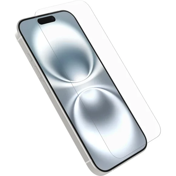 OtterBox iPhone 16 (Only) - Premium Glass Screen Protector - 9H Surface Hardness - Fingerprint Resistant - Precision Fit - Non-Retail Packaging