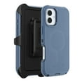 thumbnail image 1 of OtterBox iPhone 16 Plus (Only) - Defender Series MagSafe Case - Baby Blue Jeans (Blue) - Holster Clip Included - Built-in Magnets - Screenless - Rugged & Durable - with Port Protection - Non-Retail, 1 of 8