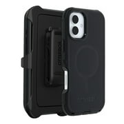 OtterBox iPhone 16 Plus (Only) - Defender Series MagSafe Case - Black - Holster Clip Included - Built-in Magnets - Screenless - Rugged & Durable - with Port Protection - Non-Retail Packaging