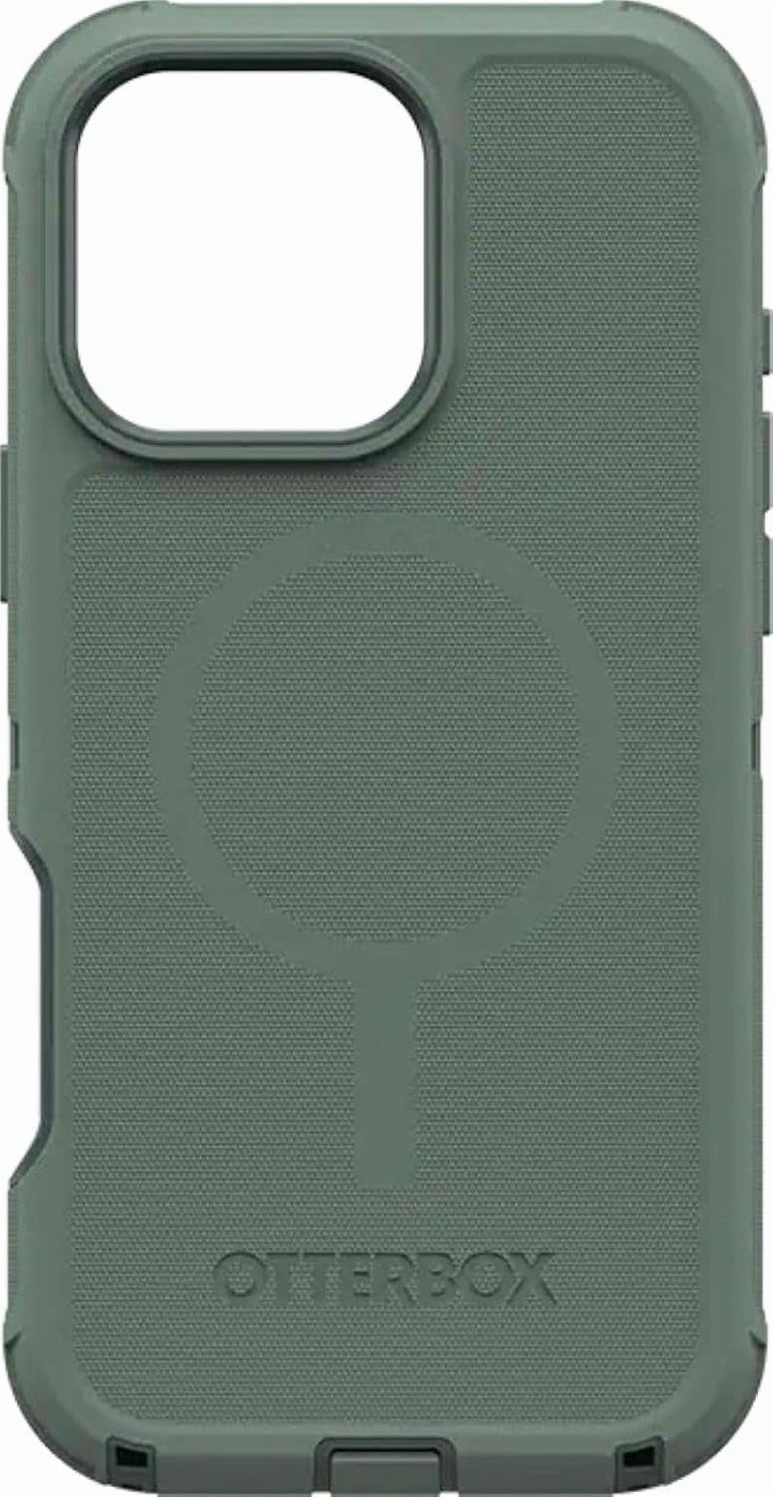 OtterBox iPhone 16 Pro Max (Only) - Defender Series MagSafe Case - Forest Ranger (Green) - Case Only - Built-in Magnets - Screenless - Rugged & Durable - with Port Protection - Non-Retail Packaging