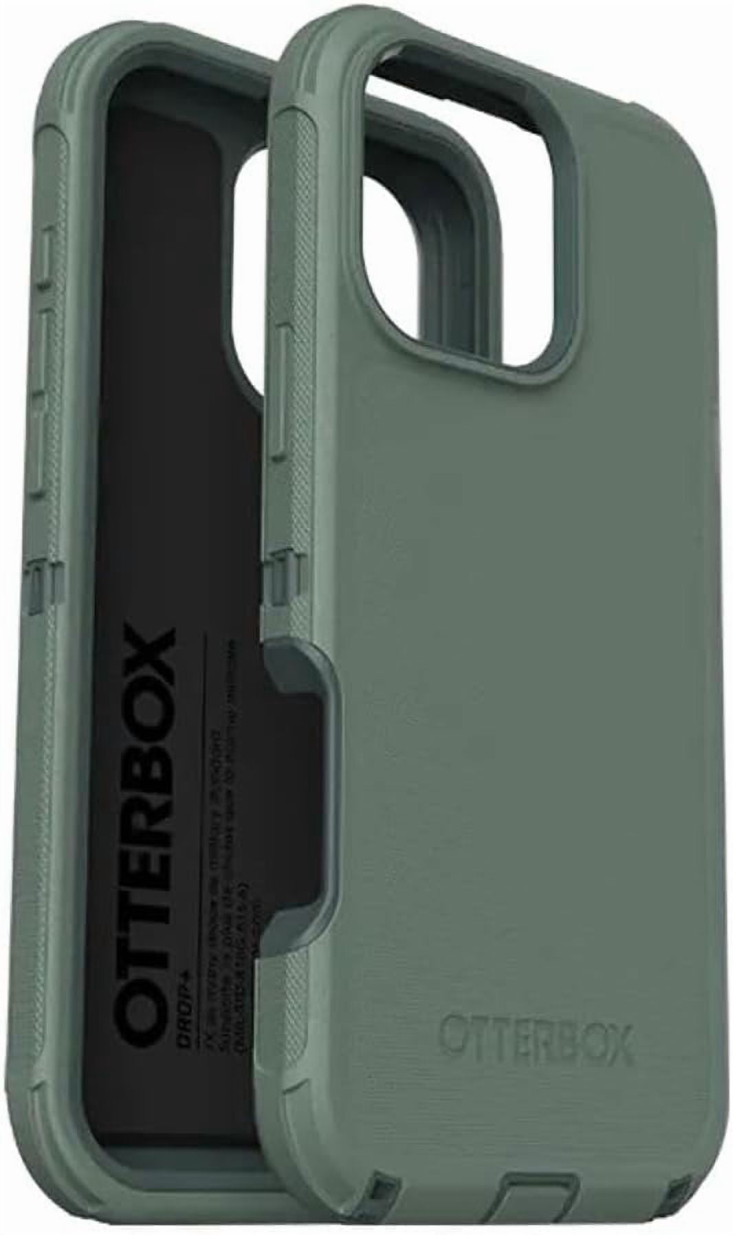 OtterBox iPhone 16 Pro Max (Only) - Defender Series MagSafe Case - Forest Ranger (Green) - Holster Clip Included - Built-in Magnets - Screenless - Rugged & Durable - with Port Protection