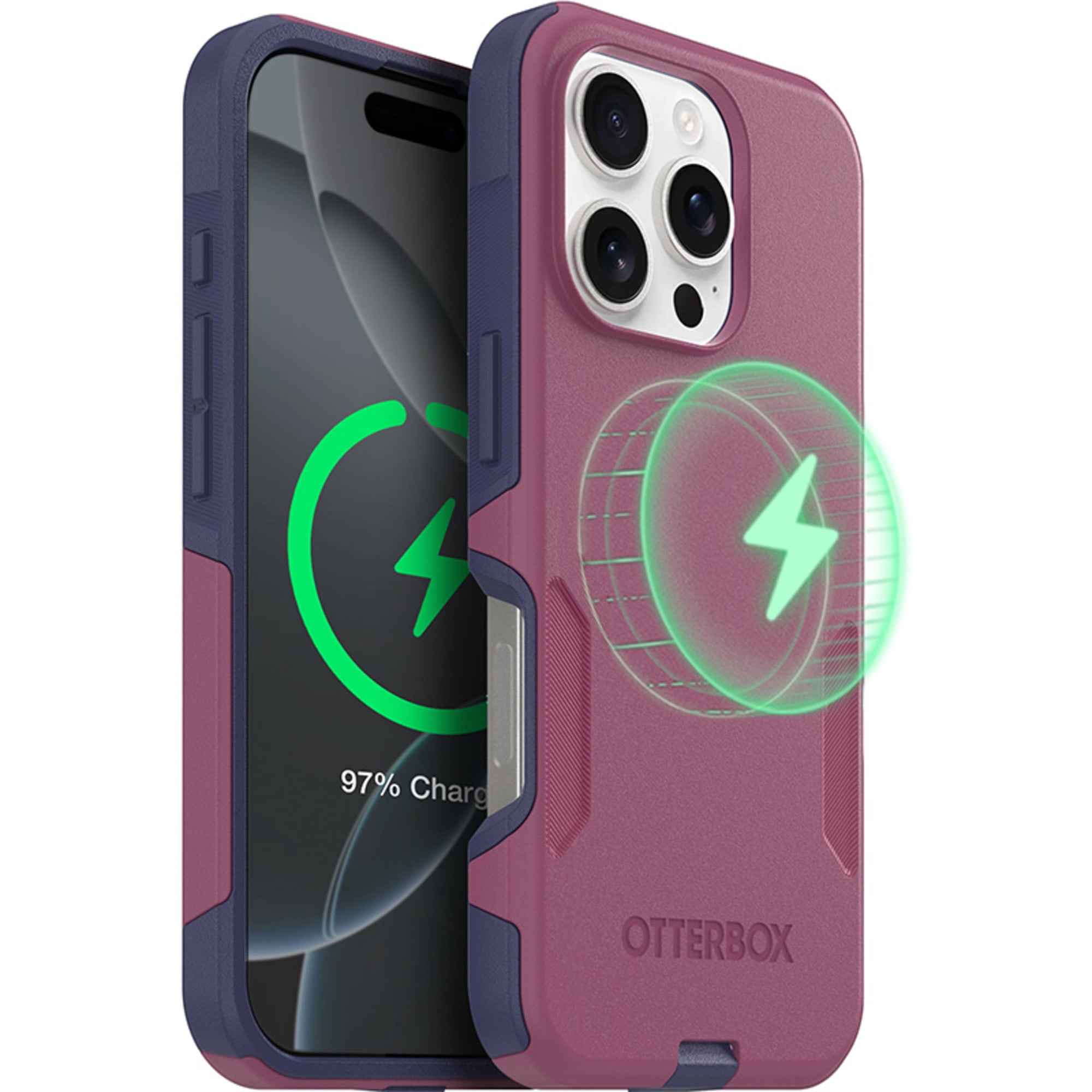 Otterbox iPhone 16 Pro Commuter Series Case - Berry Smooth