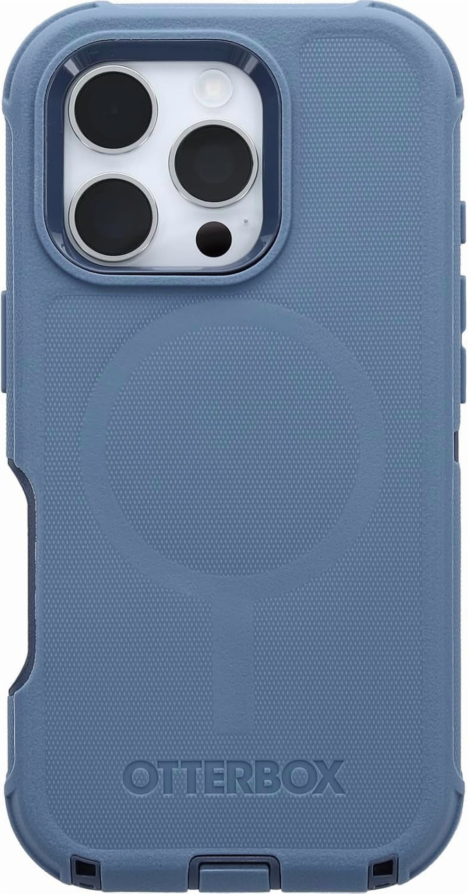 OtterBox iPhone 16 Pro (Only) - Defender Series MagSafe Case - Baby Blue Jeans (Blue) - Case Only - Built-in Magnets - Screenless - Rugged & Durable - with Port Protection - Non-Retail Packaging