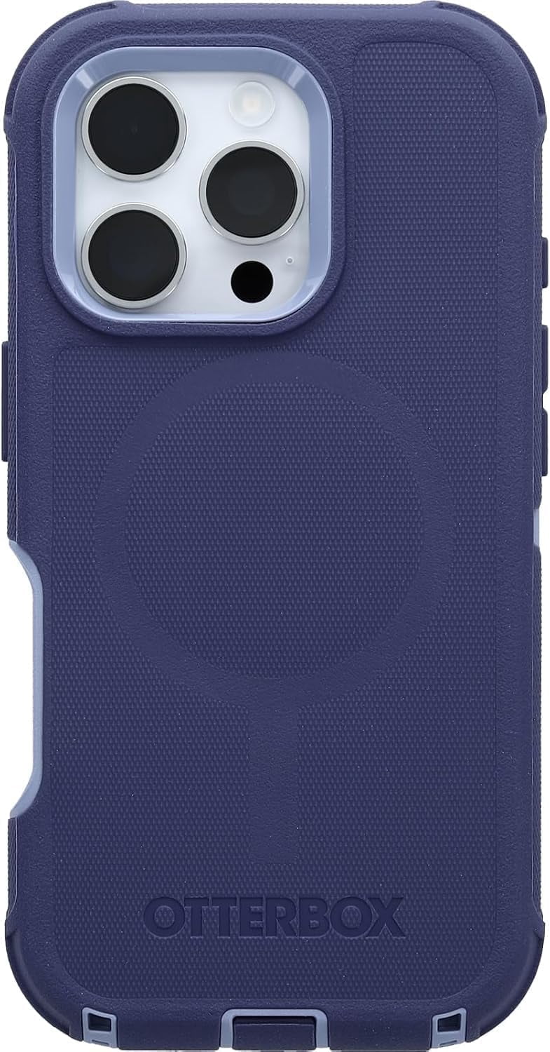 OtterBox iPhone 16 Pro (Only) - Defender Series MagSafe Case - Denver Dusk (Purple) - Case Only - Built-in Magnets - Screenless - Rugged & Durable - with Port Protection - Non-Retail Packaging