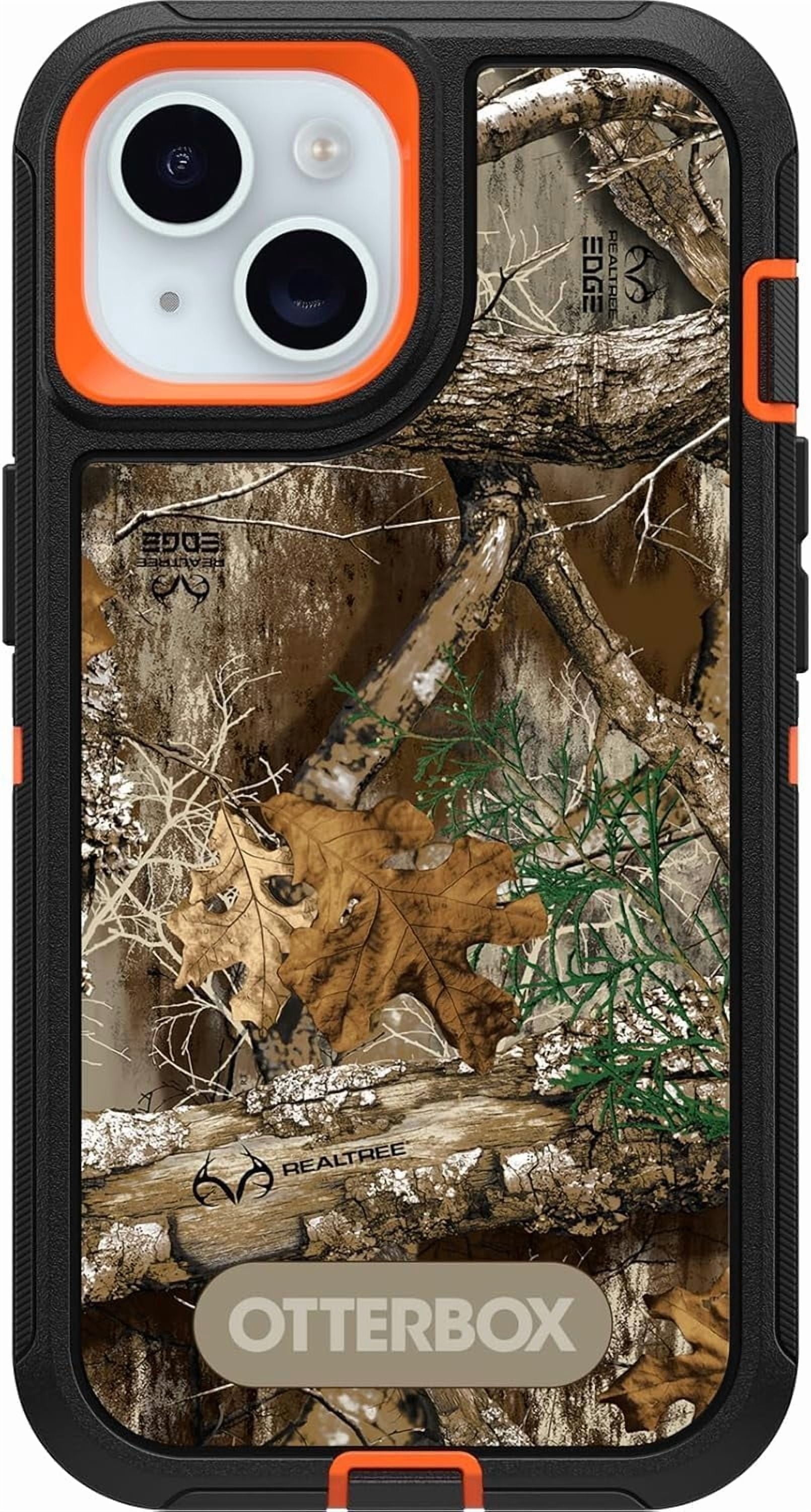OtterBox iPhone 16e (Only) - Defender Series Case - Realtree Blaze Edge (Camo) - Case Only - Screenless - Rugged & Durable - with Port Protection - Non-Retail Packaging