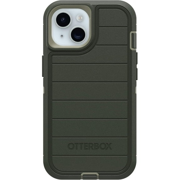 OtterBox iPhone 17e & iPhone 16e (Only) - Defender Series Pro Case - Lichen The Trek (Green) - Case Only - Rugged & Durable - with Port Protection