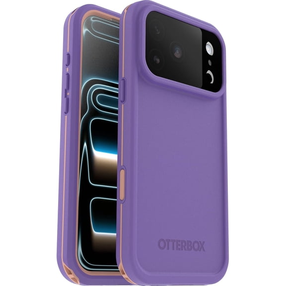 OtterBox iPhone 17 Pro Max (Only) FR Series Waterproof Case with MagSafe - Rule of Plum (Purple) - Sleek & Stylish - Waterproof iPhone Case up to 2 Meters - IP68 - Phone Case for Swimming/Snorkeling
