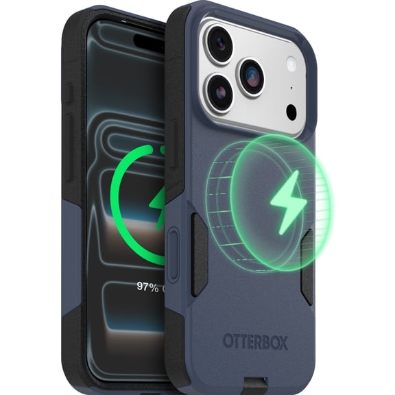 OtterBox Commuter MagSafe Case for iPhone 17 Pro – Midnight Sky – Slim, Shockproof, Dual Layer Drop Protection