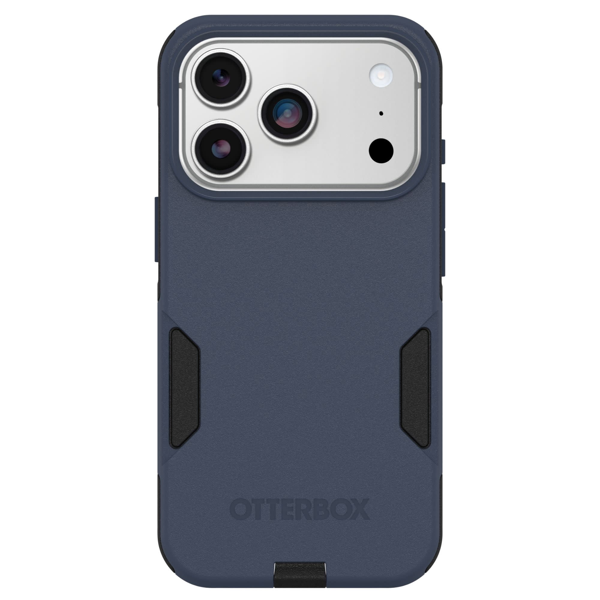 OtterBox iPhone 17 Pro (Only) – Commuter Series Case – Built-In MagSafe – Thin, Dual-Layer, Pocket-Friendly, Port Cover –  Midnight Sky (Blue/Black)