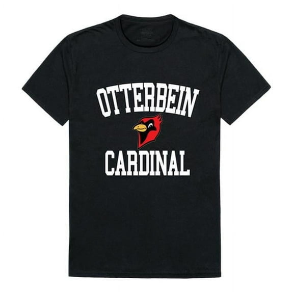 Otterbein University Arch T-Shirt, Black & White - Large
