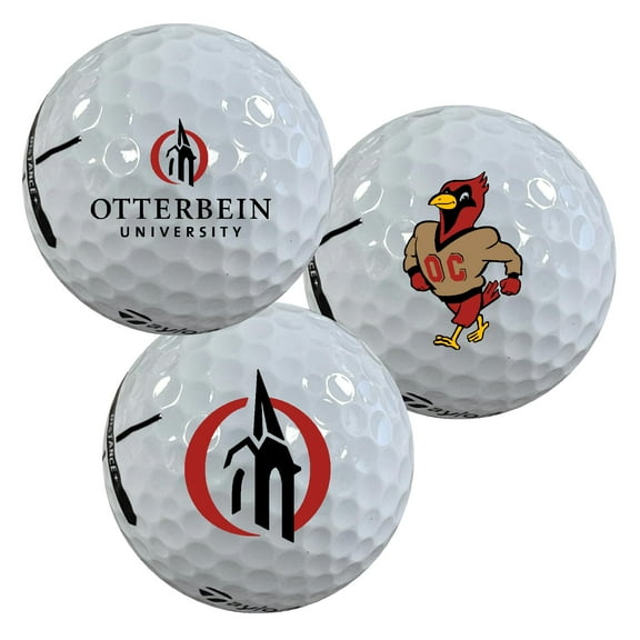 Otterbein University Logo Edition Taylormade Distance+ Golf Balls 12-Pack (Dozen)