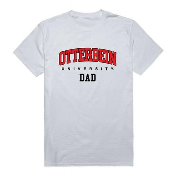 Otterbein University Mens College Dad T-Shirt, White - Medium