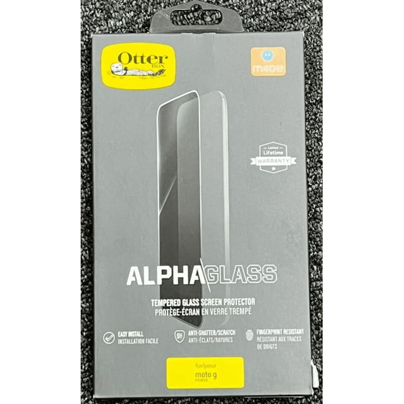 Otterbox Alpha Glass Shield Screen Protector Motorola Moto G Power (2020) Clear
