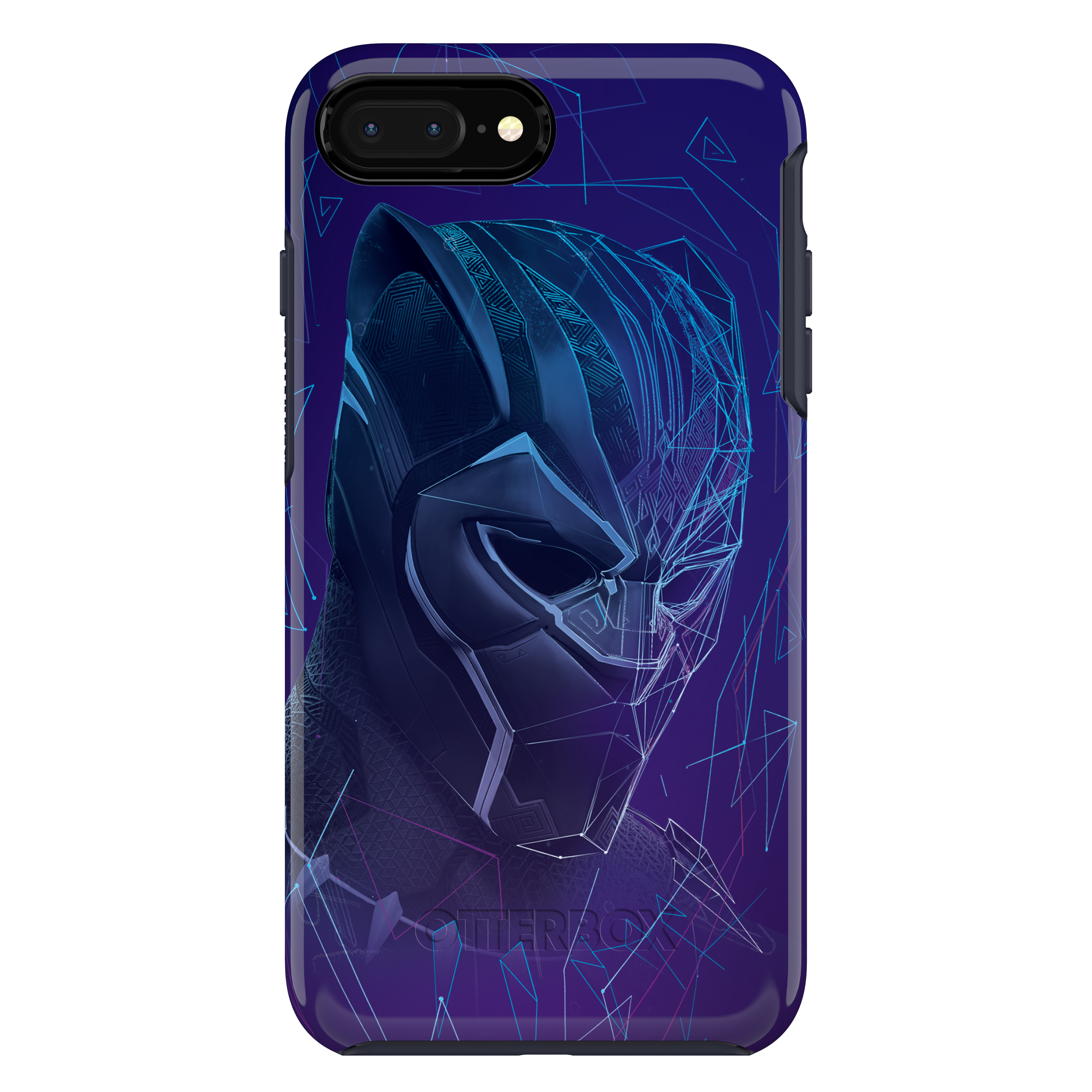 Otterbox Apple Symmetry Case for iPhone 8 Plus/7 Plus, Black Panther - image 1 of 10