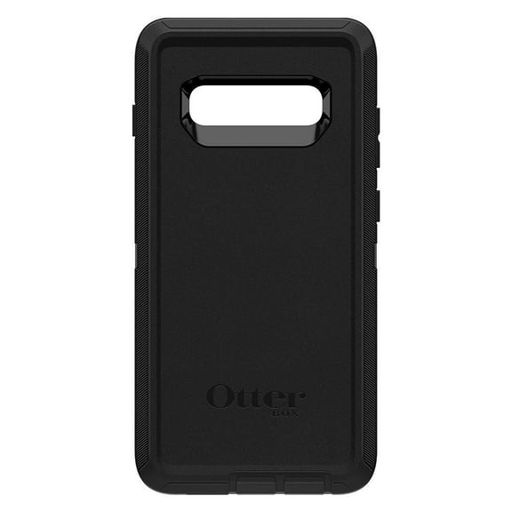 OtterBox Defender Carrying Case (Holster) Samsung Smartphone - Black - Anti-slip, Dirt Resistant Port, Dust Resistant Port, Lint Resistant Port, Drop Resistant - Polycarbonate Shell, Synthetic Rubber
