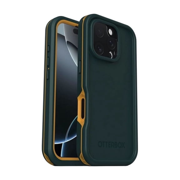 OtterBox FRE MagSafe iPhone 16 Pro Case Waterproof, Submergible, Military Grade, Green