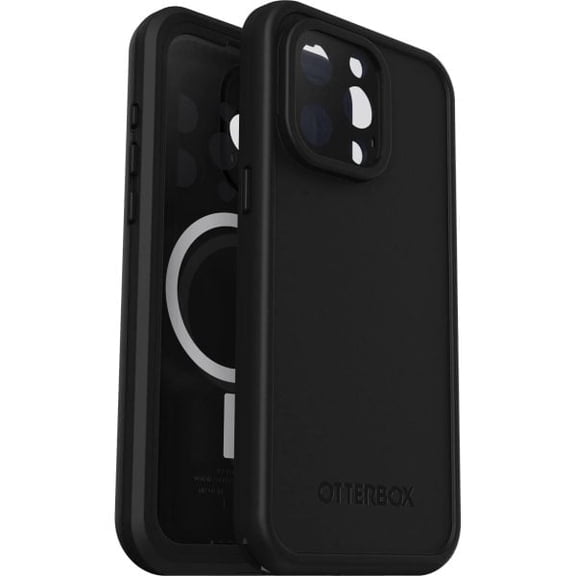 Otterbox Fre MagSafe iPhone 15 Pro Max Case, Black, US Military MIL Standard