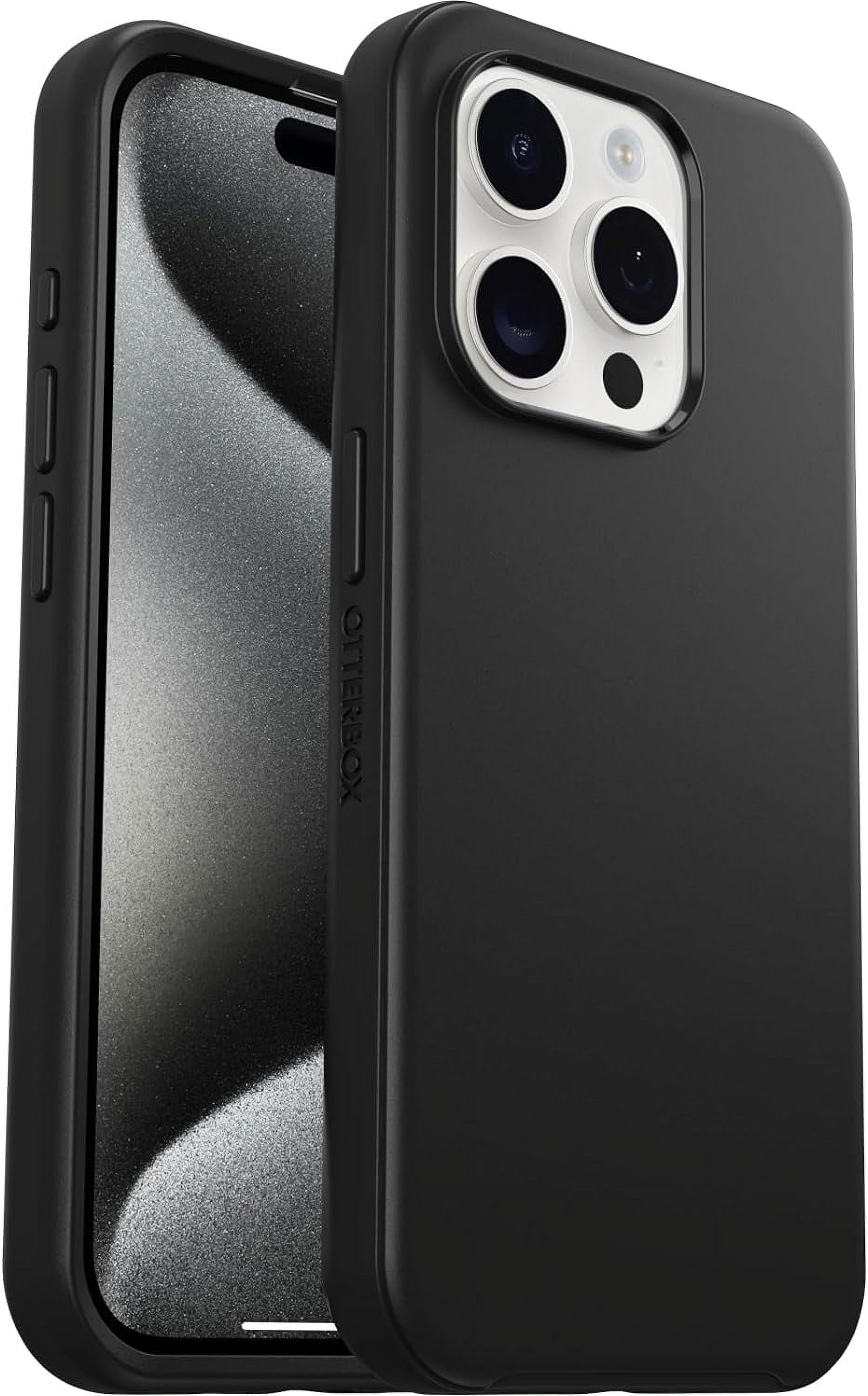 Otterbox Symmetry Series+ Case for iPhone 15 Pro, Black