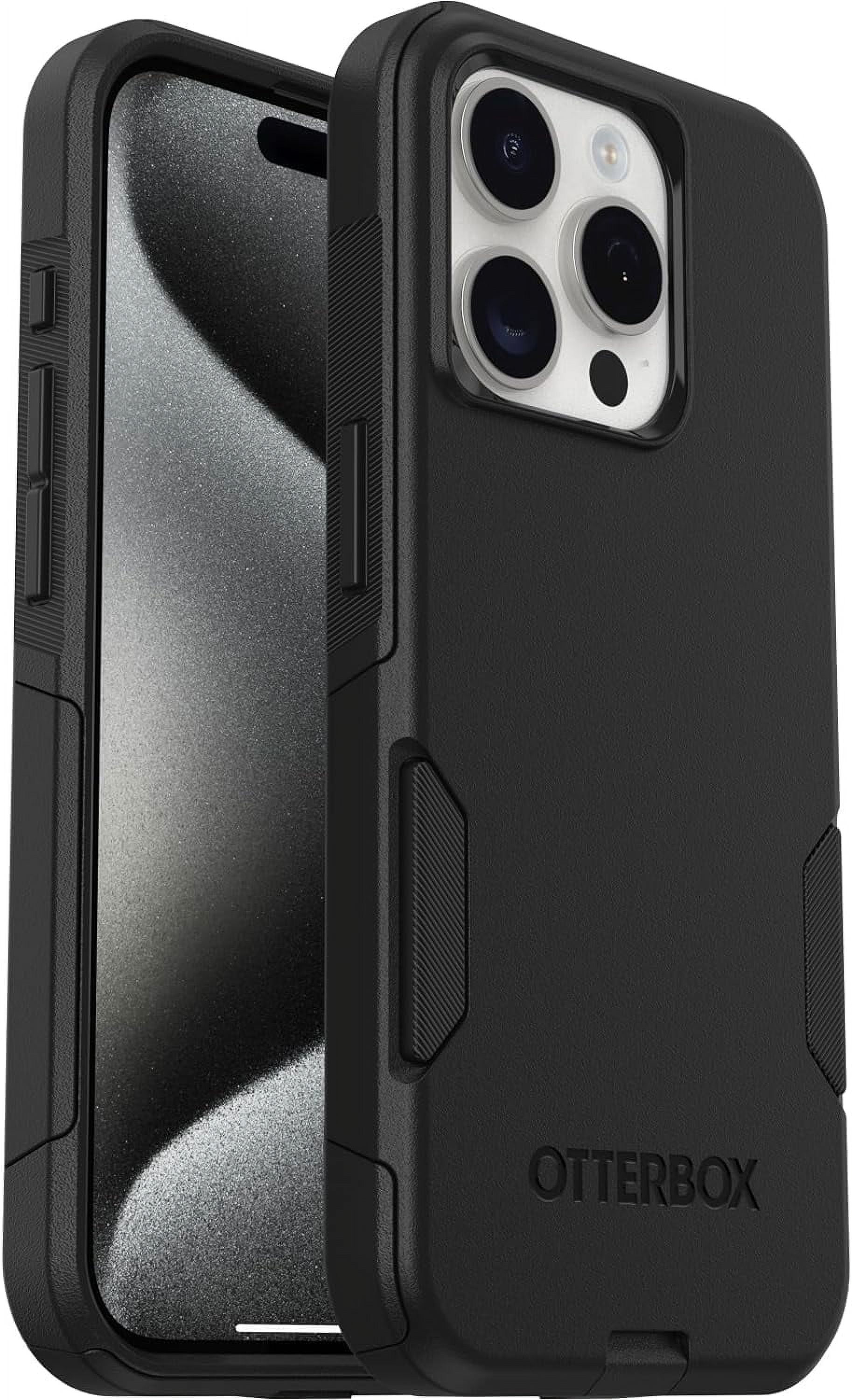 Otterbox Symmetry Series+ Case for iPhone 15 Pro Max, Black