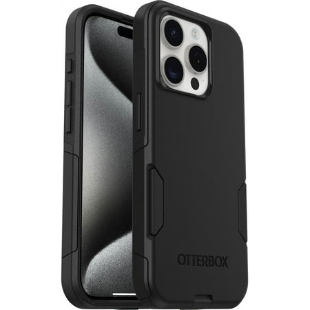 OtterBox - Commuter Series Hard Shell for MagSafe for Apple iPhone 15 Pro Max - Black