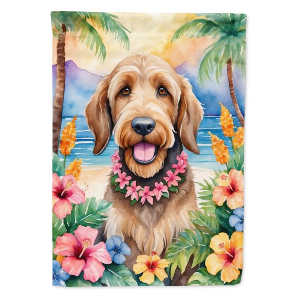 Otterhound Luau House Flag