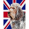 thumbnail image 1 of Otterhound With English Union Jack British Flag Flag Garden Size, 1 of 1