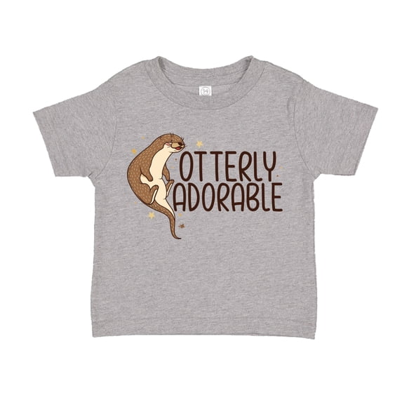 Otterly Adorable Toddler T-Shirt 2T Athletic Heather