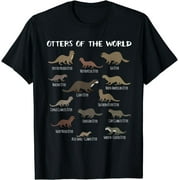 Otterly Educational T-Shirt: Dive into the Fascinating World of Sea and Giant Otters