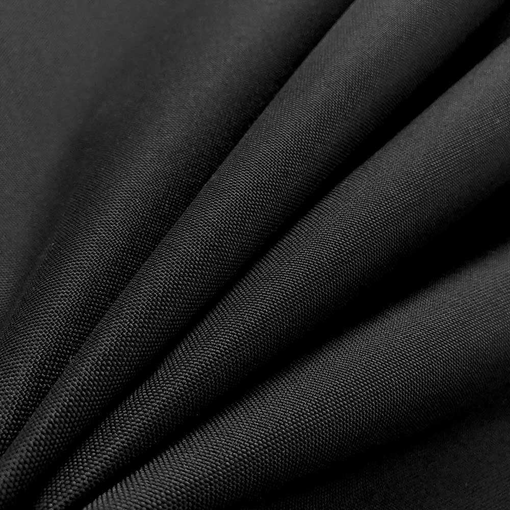 LUVFABRICS Black Canvas Fabric Waterproof Outdoor Fabric 60