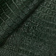 thumbnail image 1 of Ottertex® Crocodile Vinyl Leather 56” PVC Polyester Waterproof Fabric By The Yard - Forest Green (5 Yard), 1 of 4