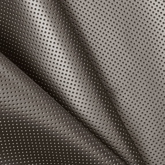 Ottertex® Dotted Stretch Vinyl (Shiny) Water Resistant Heavy Duty 55/56” Fabric By The Yard (Charcoal, 10 Yards)