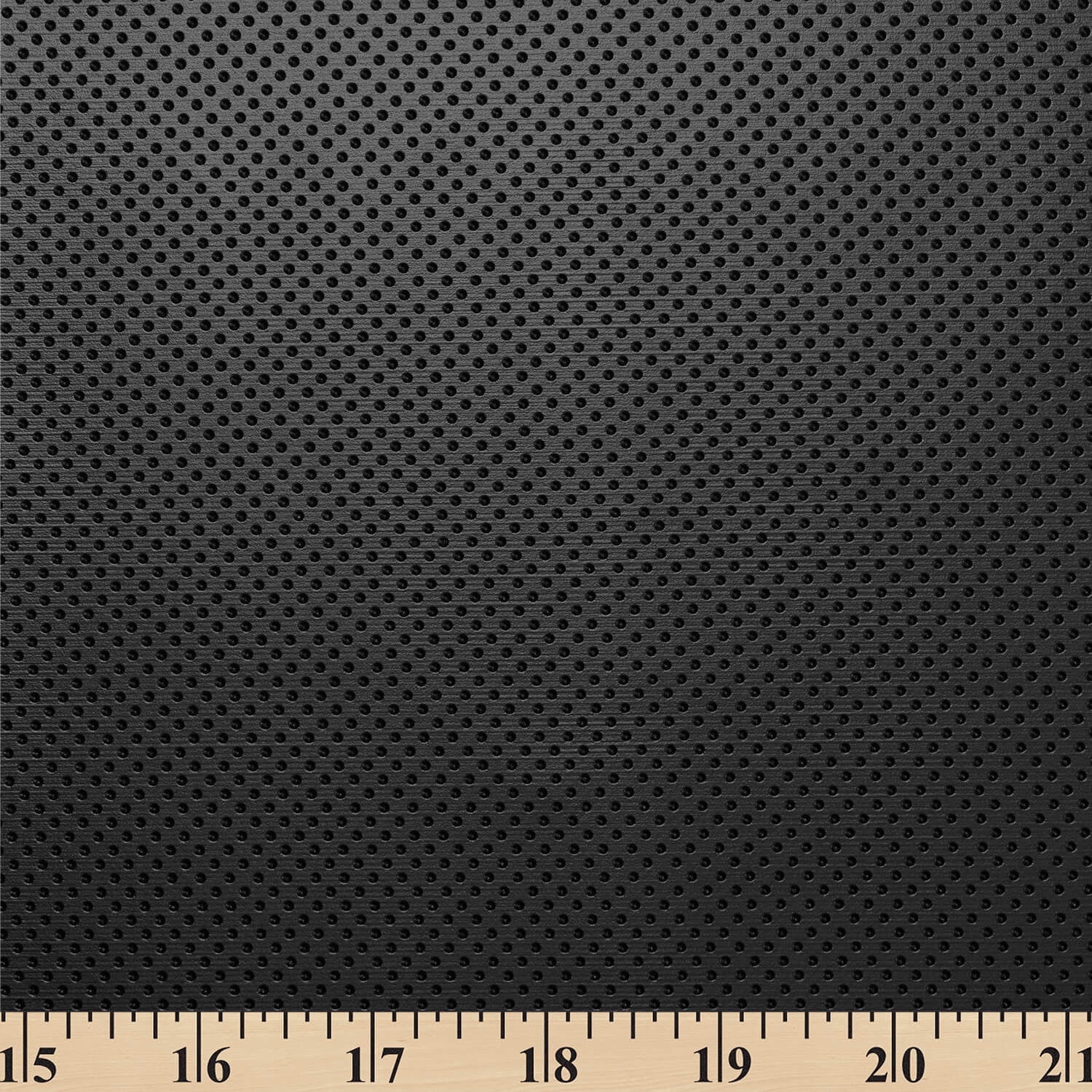 Ottertex® Dotted Stretch Vinyl (Shiny) Water Resistant Heavy Duty 55/56” Fabric Sold BTY - Black