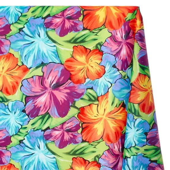 Ottertex® Nylon Ripstop 70 Denier (PU Coated) - Aloha Print Fabric 61" By The Yard