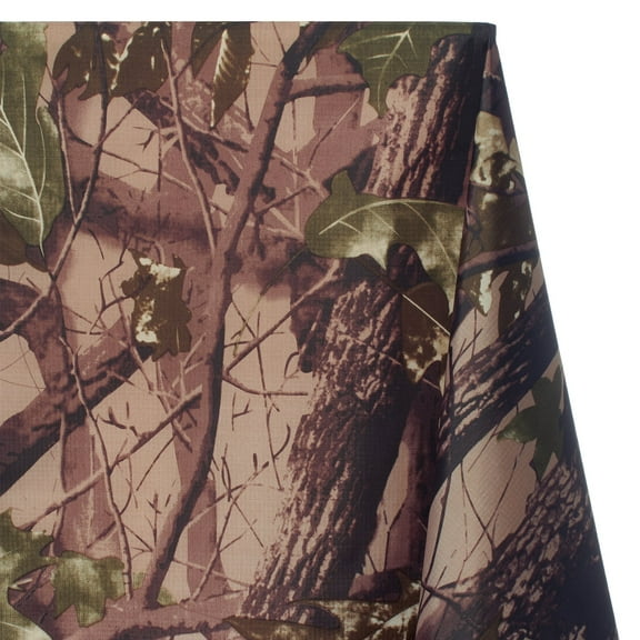 Ottertex Nylon Ripstop 70 Denier (PU Coated) - Hunter Print Fabric 61" By The Yard