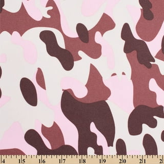 Pink Military Army Camo Print Fabric 100% Cotton 58/60 Wide Sold BTY 