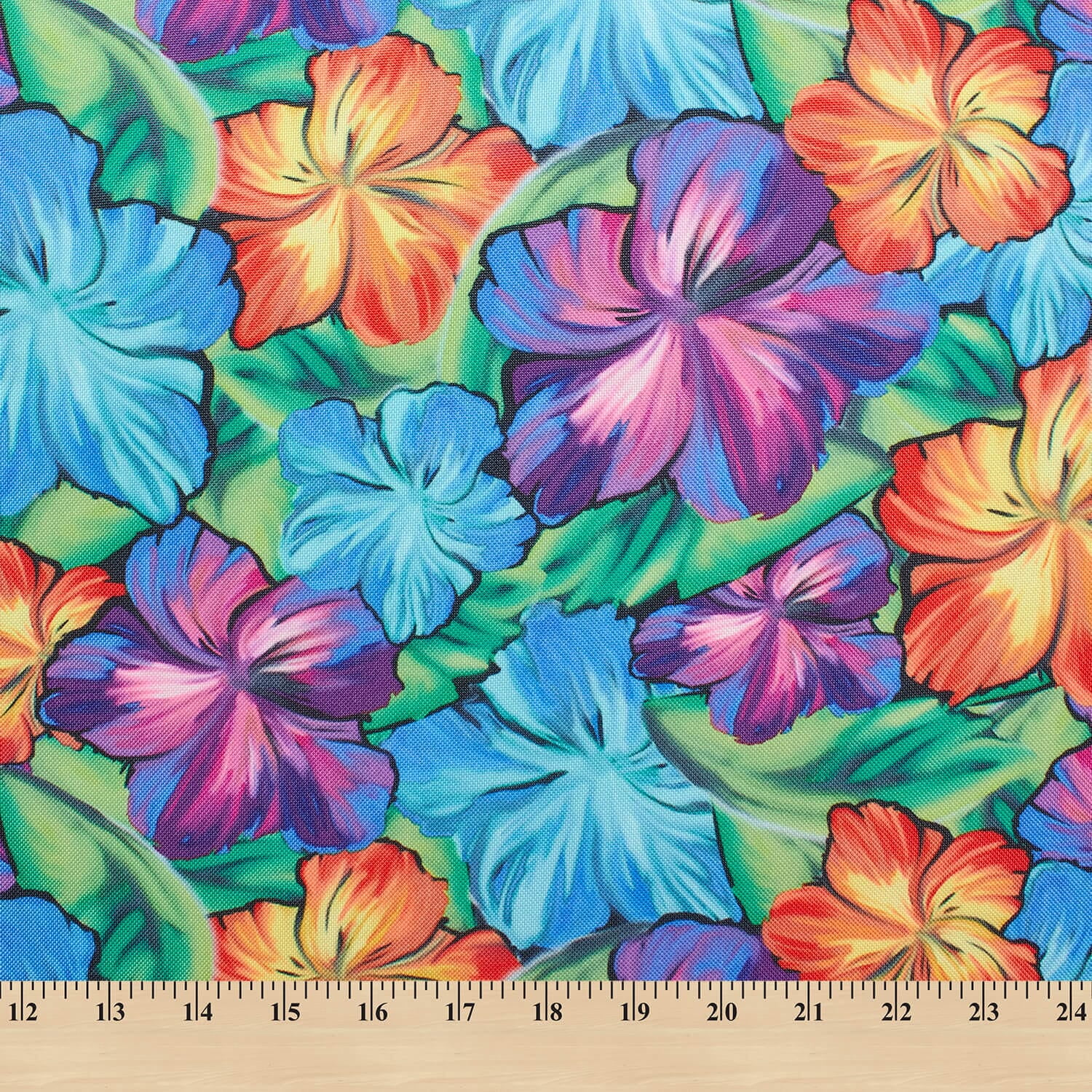 Ottertex Printed Canvas Fabric Waterproof Outdoor 60" Wide 600 Denier Sold by The Yard (Aloha)