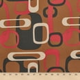thumbnail image 1 of Ottertex Printed Canvas Fabric Waterproof Outdoor 60" wide 600 Denier sold by the yard (Brown Retro), 1 of 1