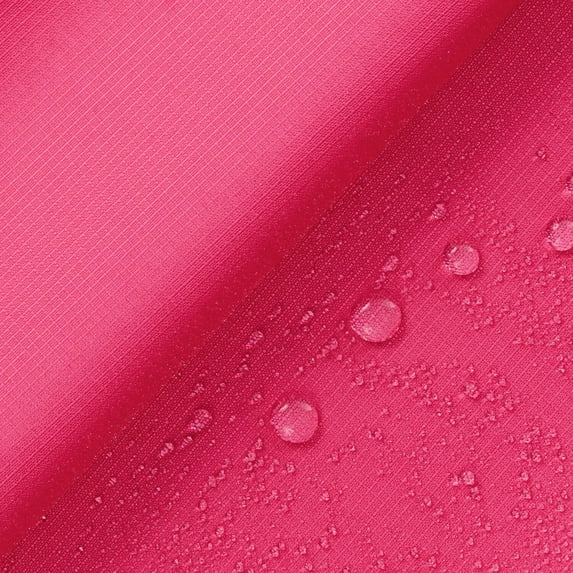 Ottertex® Waterproof Tear / Abrasion Resistant 200D (8.7oz) DWR & PU Coated PFSA Free Polyester Ripstop Fabric By The Yard (Fuchsia, 1 Yard)