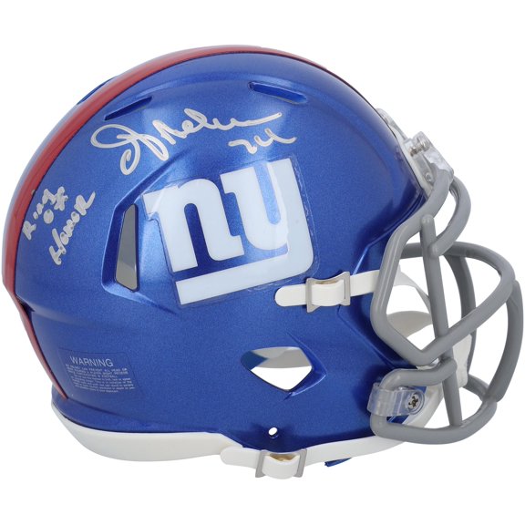 Ottis Anderson New York Giants Autographed Speed Mini Helmet with "Ring of Honor" Inscription - Fanatics Authentic Certified