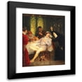 thumbnail image 1 of Otto Bache 12x14 Black Modern Framed Museum Art Print Titled - Primadonna Leocadi Gerlach and Chamber Singer Christian Hansen in “Don Juan”, 1 of 5