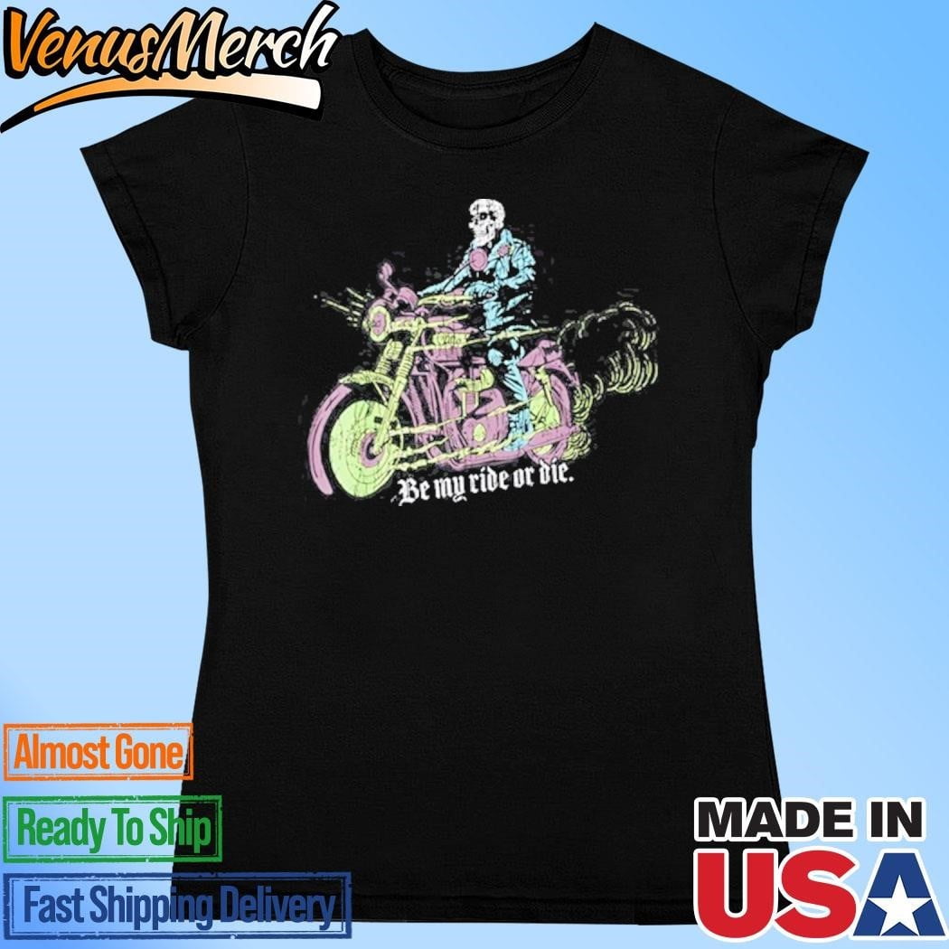 Otto By Kris Be My Ride Or Die Black Shirt