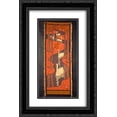 thumbnail image 1 of Otto Eckmann 2x Matted 16x24 Black Ornate Framed Art Print 'Five Swans', 1 of 2